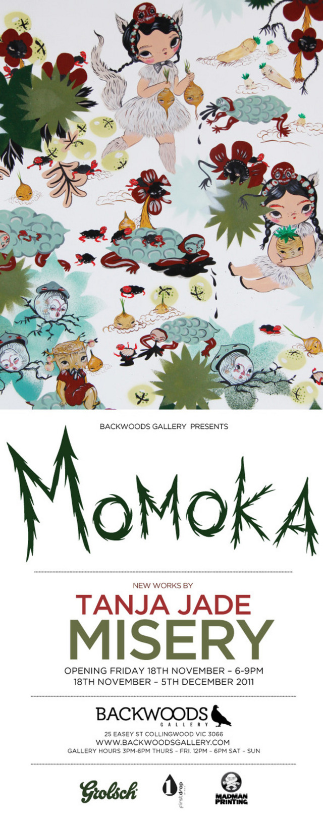 MOMOKO by Tanja Jade at Backwoods Gallery